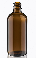 Флакон скляний 100 мл коричневий 18 мм