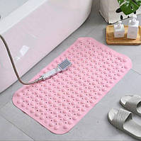 Антиковзаючий килимок Р089 у ванну Рожевий