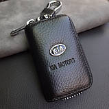 Ключниця з логотипом авто KIA, брелок Кіа, фото 2