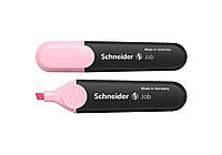 Маркер текстовый розовый пастель Schneider Job, 1-4,5 мм