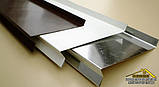 Відлив віконний з метала з полімерним покриттям, віконні відливи з оцинкованої сталі, купити відлив ціна, фото 8
