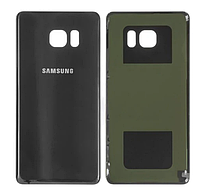 Задняя крышка для Samsung N930F Galaxy Note 7, черная, Black Onyx, оригинал
