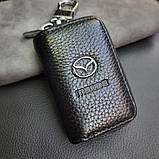 Ключниця з логотипом авто Mazda, брелок Мазда, фото 2