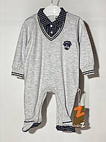 Чоловічок для хлопчика Baby Z 1587 62 см Сірий