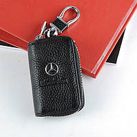 Ключница с логотипом авто Mercedes, брелок Мерседес