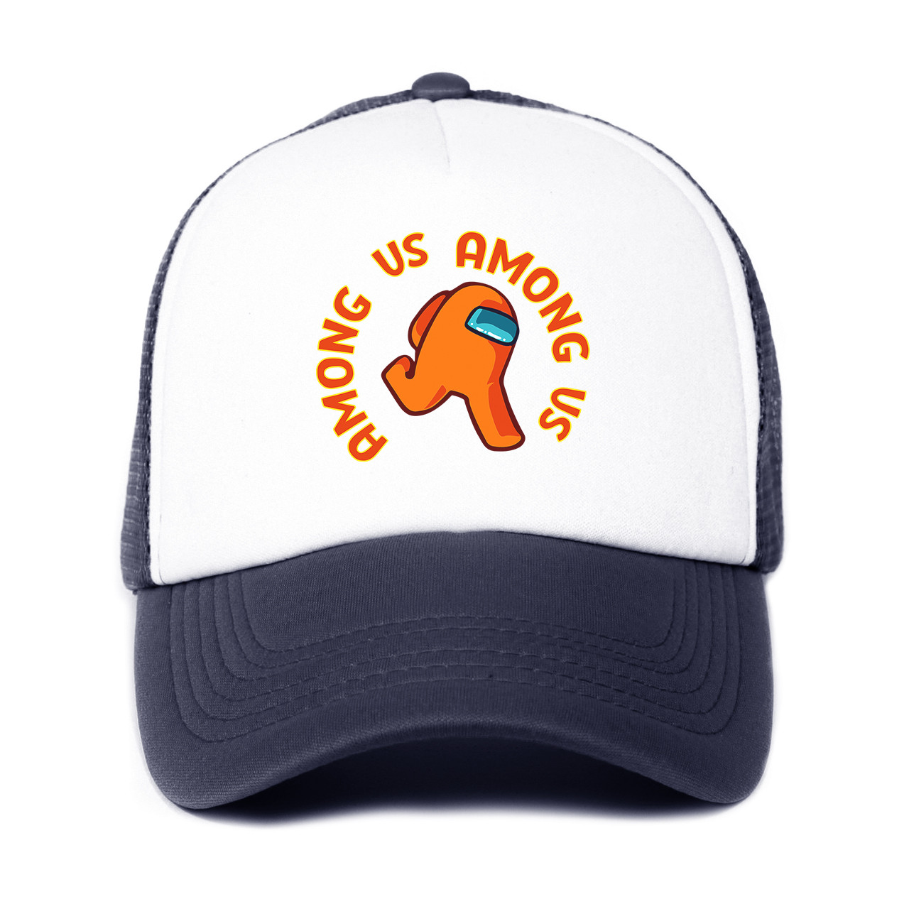 Кепка Тракер бейсболка дитяча Амонг Ас Помаранчевий (Among Us Orange)