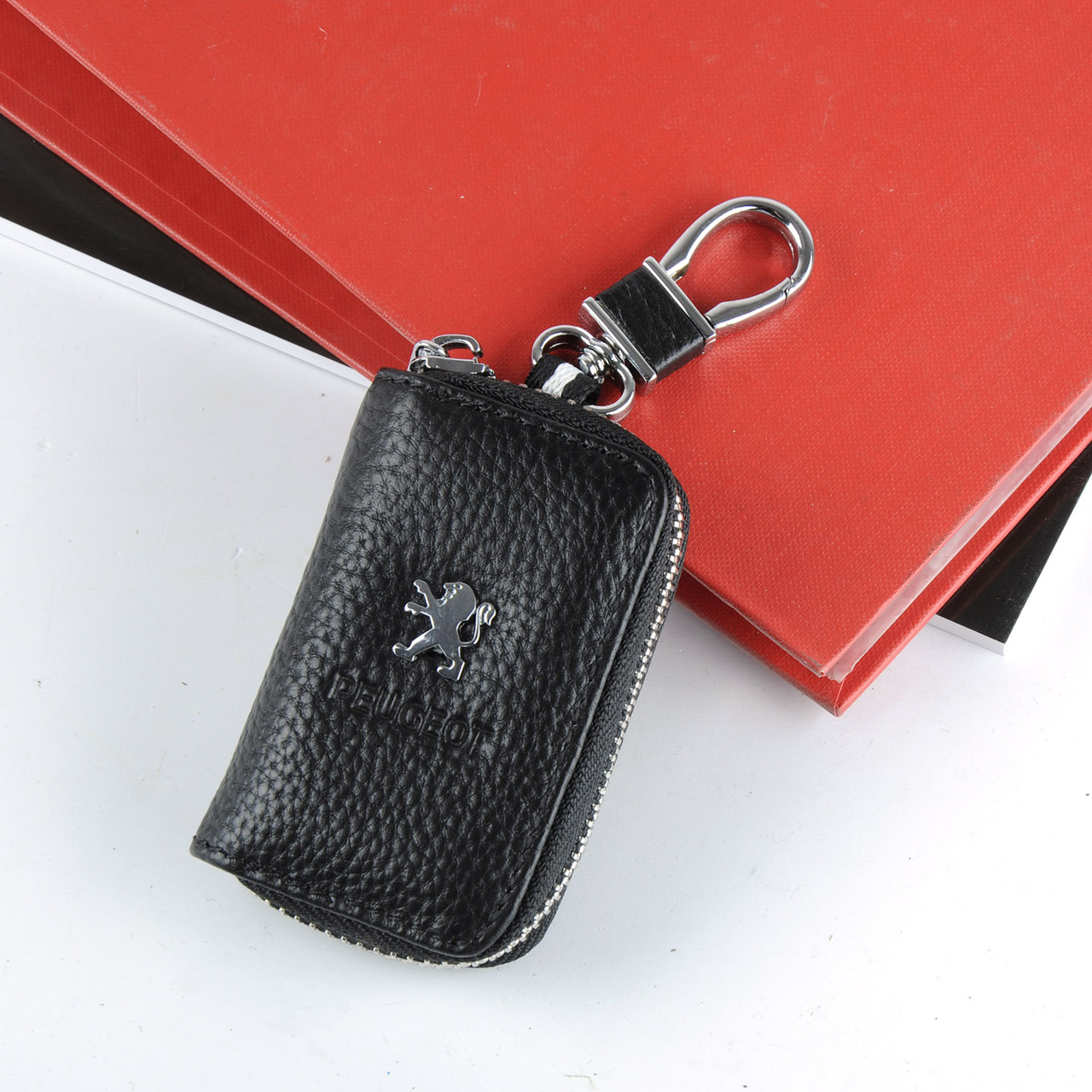 Ключниця з логотипом авто Peugeot, брелок Пежо