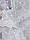 Турецький білий фатин із візерунком по всьому полю, фото 5