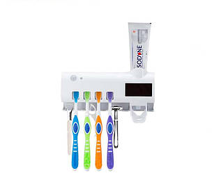 Ультрафіолетовий стерилізатор для зубних щіток Автоматичний дозатор зубної пасти Набір для ванної