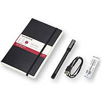 Комплект умной ручки Moleskine Pen+ Ellipse Линия Черный
