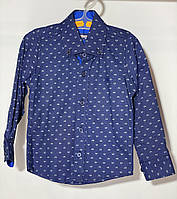 Рубашка для мальчика Soow 3021 92 см Синий