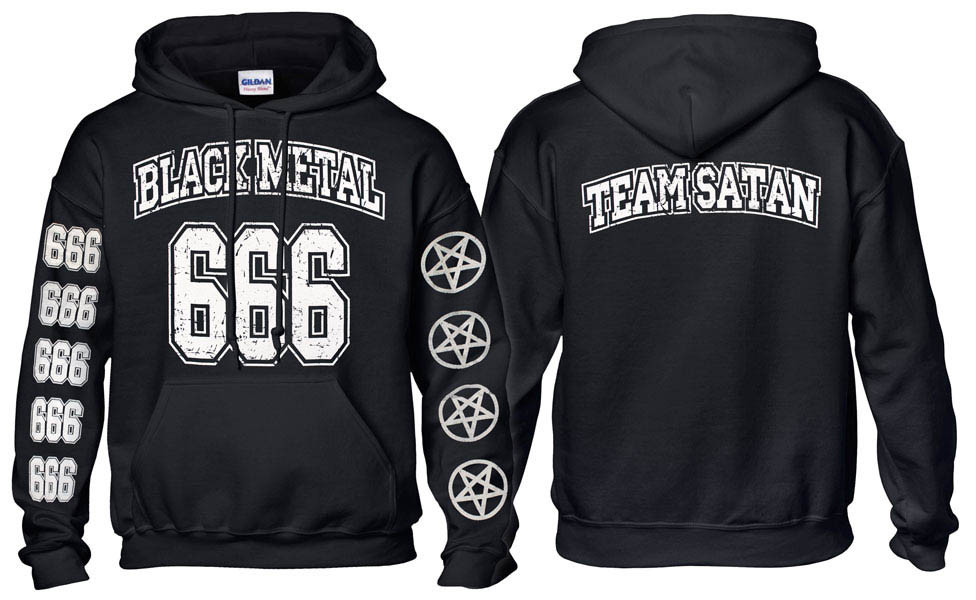 Толстовка Худі BLACK METAL 666