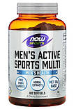 Комплексні вітаміни та мінерали для чоловіків Now Men's Active Sports Multi 180 капс, фото 3