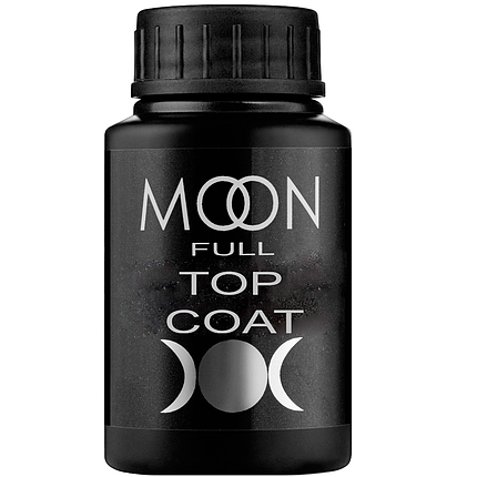 Топ FULL MOON Top coat, 30 мл з липким шаром, фото 1