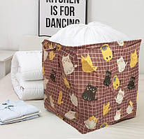 Органайзер-мішок для білизни та одягу Котики в клітинку Тип 10