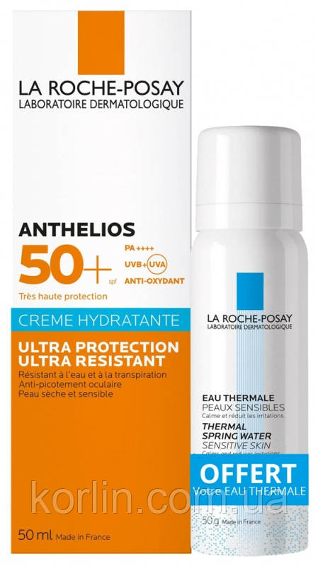 La Roche-Posay Anthelios Ultra Non-Perfumed Cream SPF50+ Сонцезахисний Зволожувальний Крем Для Обличчя SPF 50+