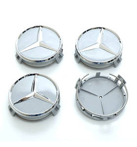 Ковпачки заглушки на литі диски Mercedes 75/70 мм