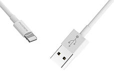 Кабель для зарядки телефона/ смартфона Borofone BX22 Bloom USB - Lightning 2 А 1 м Білий, фото 3