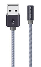 Кабель для зарядки телефона/ смартфона Borofone BX26 Express USB - Type-C 2.4 А 1 м Сірий, фото 5