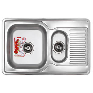 Мийка кухонна ZX Чехія Z7850A-08-180MD Armonia (micro decor) (ZS0577), фото 1