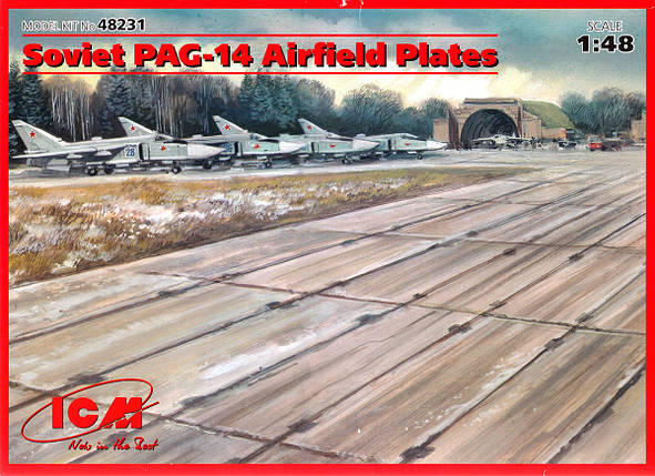 ICM 1/48 Soviet PAG-14 Airfield Plates, фото 2