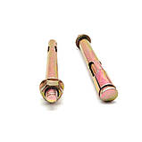 Анкер однораспорний 12x75 M10 з гайкою жовтий цинк  60 шт, фото 3