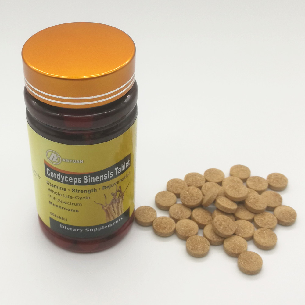 Препарат екстракт "Кордиціпс Синезис таблетки" (Corrdyceps Sinesis) 60 шт (500mg)