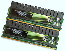 Пара оперативної пам'яті Patriot G-Series DDR2 4Gb (2Gb+2Gb) 1066MHz PC2 8500U CL7 (PGS24G8500C7K) Б/В