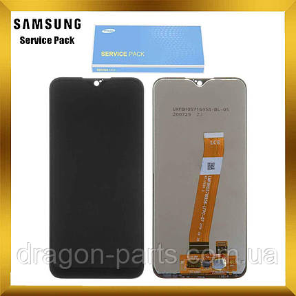 Дисплей Samsung A015 Galaxy A01 2020 з сенсором Без рамки Чорний, Синій, Червоний оригінал , GH81-18209A, фото 2