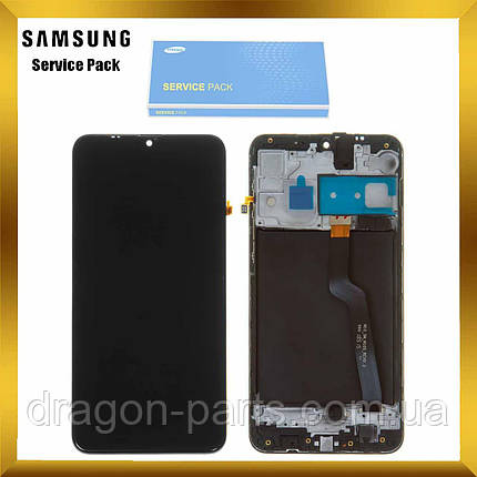 Дисплей Samsung A105 Galaxy A10 2019 з сенсором Чорний Black оригінал , GH82-19367A, фото 2