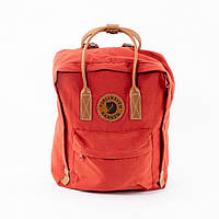 Рюкзак Канкен Fjallraven Kanken 16л Кожаные ручки Люкс