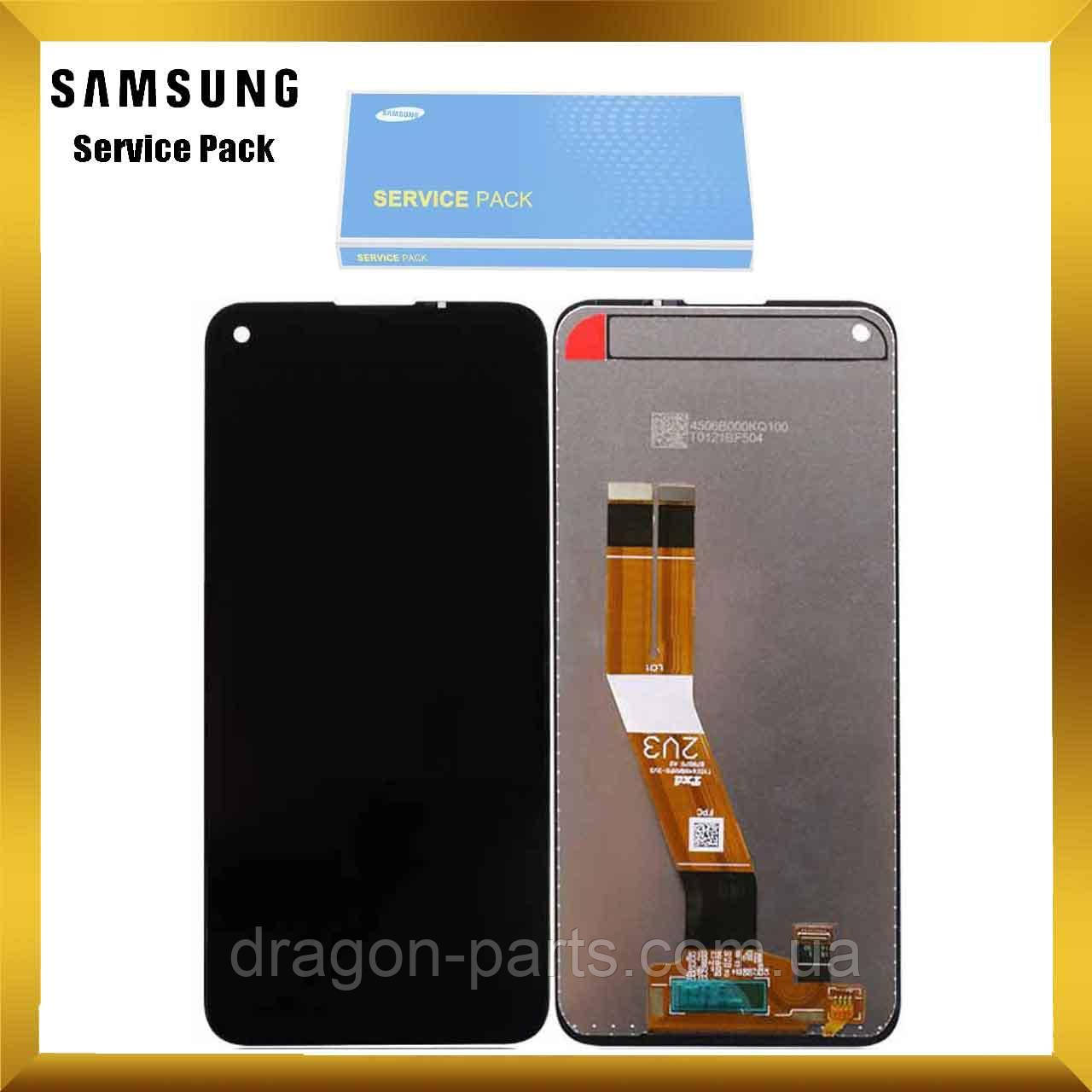 Дисплей Samsung A115 Galaxy A11 з сенсором без рамки Чорний, Червоний, Білий оригінал , GH81-18760A