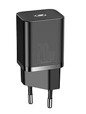 Зарядний пристрій (швидка зарядка) для телефону Baseus Q.Charger 20Вт+кабель Lightning (TZCCSUP-B01), фото 5