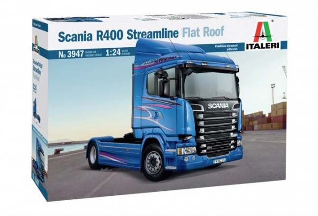 Italeri 1/24 Scania R400 Stramline Flat Roof