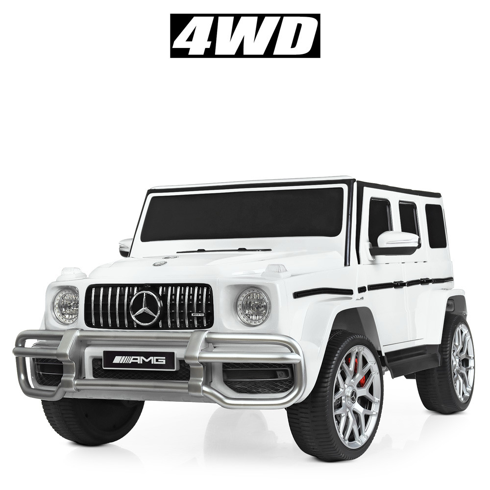 Дитячий електромобіль джип Bambi Mercedes‑AMG G65 M 4259EBLR — 4x4 (4WD), 2 місця, 24V, колеса EVA, шкіряні сидіння, фото 1