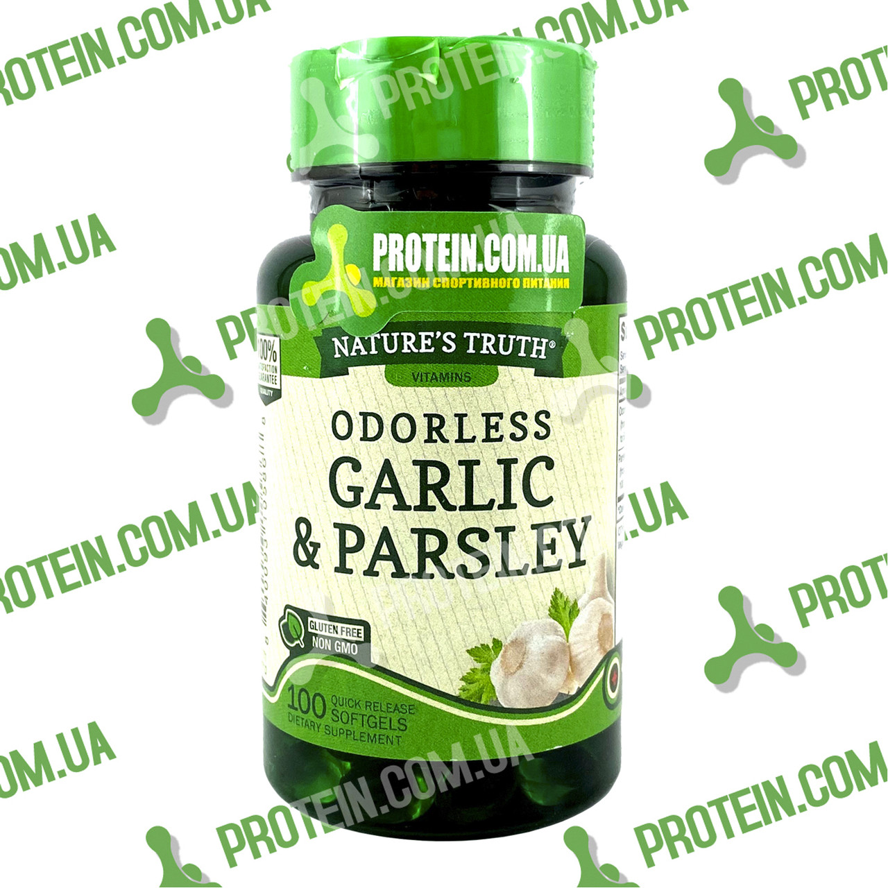 Олія Часнику та Петрушки Без Запаху Nature's Truth Odorress Garlic and Parsley 100 капс