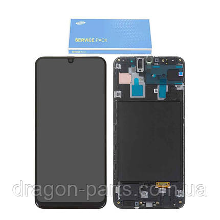 Дисплей Samsung A305 Galaxy A30 2019 з сенсором Чорний Black оригінал , GH82-19202A, фото 2