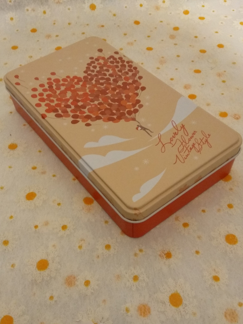 Коробка метал 20х11х4 см