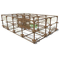 Модульний мотузковий парк, 52 етапу