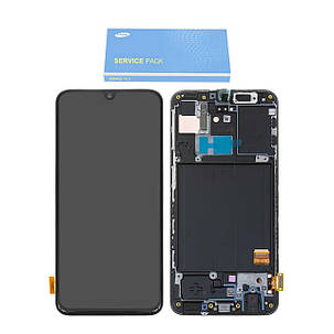 Дисплей Samsung A405 Galaxy A40 2019 з сенсором Чорний Black оригінал , GH82-19672A, фото 2