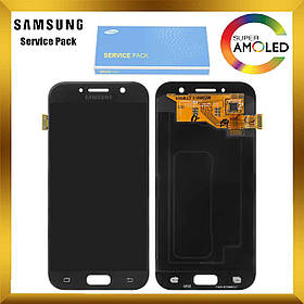 Дисплей Samsung A520 Galaxy A5 з сенсором Чорний Black оригінал , GH97-19733A