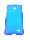 Чохол Mobiking Silicon Case Nokia X, blue накладка силіконова