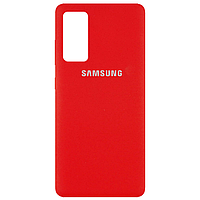 Силиконовый чехол Silicone Cover на телефон Samsung Galaxy S20 FE/Самсунг С20 ФЕ