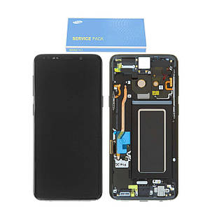 Дисплей Samsung G960 Galaxy S9 з сенсором Чорний Black оригінал , GH97-21696A, фото 3