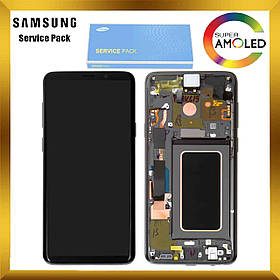 Дисплей Samsung G965 Galaxy S9 Plus з сенсором Сірий Titanium Gray оригінал, GH97-21691C