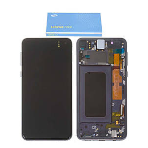 Дисплей Samsung G970 Galaxy S10e з сенсором Чорний Black оригінал, GH82-18852A, фото 2