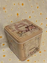 Коробка метал 10,8х10,2х10,2 см
