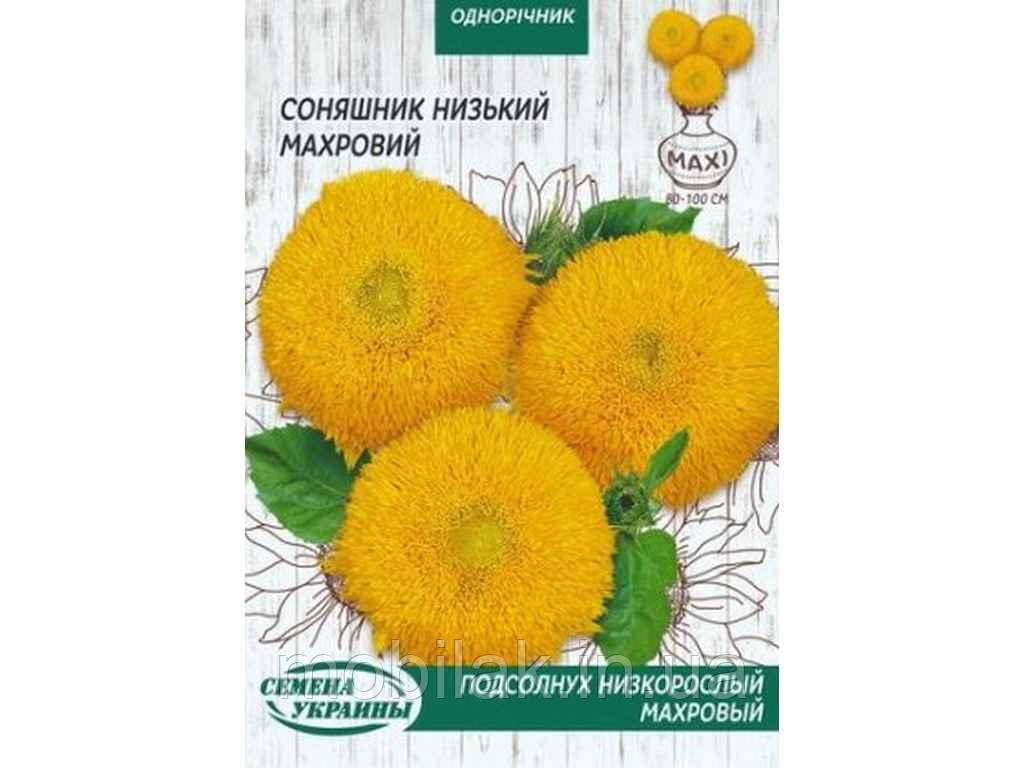 Максі Соняшник низ. махра (жовтий) 10г (10 пачок) ТМ НАСІННЯ УКРАЇНИ