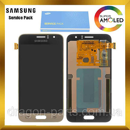 Дисплей Samsung моделі j120 Galaxy J1 з сенсором Золотий Gold оригінал , GH97-18224B, фото 2
