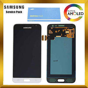 Дисплей Samsung J320 Galaxy J3 з сенсором Білий White оригінал , GH97-18414A, фото 2